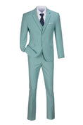 Cargar la imagen en la vista de la galería, Two Button 3 Pieces Men Suits (MORE COLORS+)
