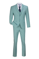 Two Button 3 Pieces Men Suits (MORE COLORS+)