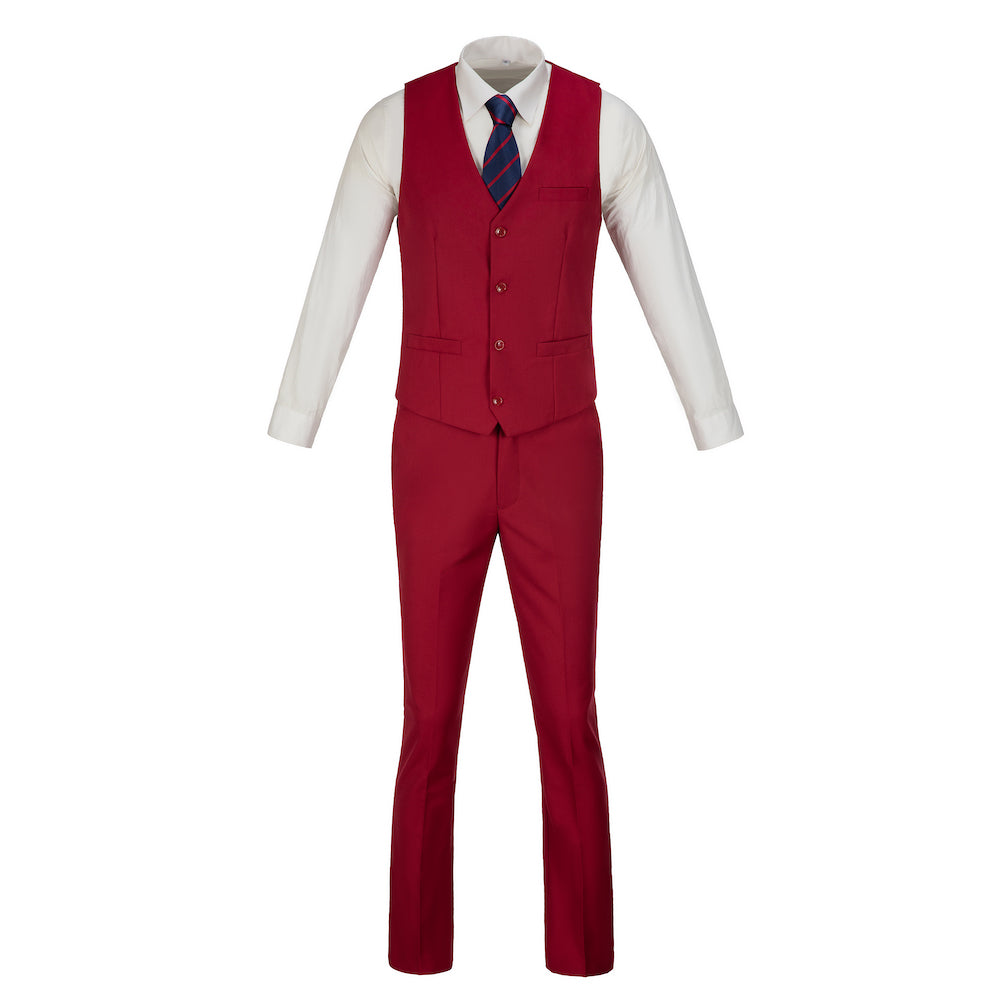 Two Button 3 Pieces Men Suits (MORE COLORS+)