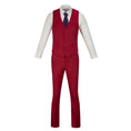 Charger l'image dans la visionneuse de la galerie, Men's Suits 2 Pieces Vest+Pants Set V-Neck Casual Waistcoat Suit
