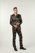 Charger l'image dans la visionneuse de la galerie, Floral Unique Patterned Party 3 Piece Men Suits
