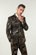 Charger l'image dans la visionneuse de la galerie, Floral Unique Patterned Party 3 Piece Men Suits
