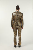 Cargar la imagen en la vista de la galería, Golden Velvet 3 Piece Men's Formal Suits
