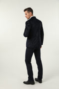 Bild in Galerie-Betrachter laden, Black Navy Velvet 3 Piece Men's Formal Suits
