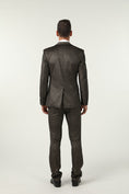 Cargar la imagen en la vista de la galería, Diamond Velvet 3 Piece Men's Formal Suits
