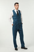 Charger l'image dans la visionneuse de la galerie, Men's Suits 2 Pieces Vest+Pants Set V-Neck Casual Waistcoat Suit
