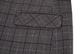 Load image into Gallery viewer, Grey Plaid Men's Blazer Set for Party, Wedding and Business
