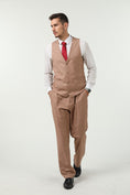 Charger l'image dans la visionneuse de la galerie, Men's Suits 2 Pieces Vest+Pants Set V-Neck Casual Waistcoat Suit
