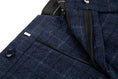 Gallery viewerに画像を読み込む, Navy Plaid Men's 3 Piece Set for Party, Wedding and Business
