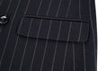 Gallery viewerに画像を読み込む, Navy Stripe Men's Vest for Party, Wedding and Business
