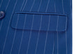 Cargar la imagen en la vista de la galería, Royal Blue Stripe Men's 3 Piece Suits
