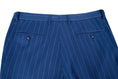 Cargar la imagen en la vista de la galería, Royal Blue Stripe Men's Pants for Party, Wedding and Business
