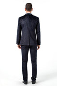 Gallery viewerに画像を読み込む, Unique Party Banquet White Navy 3 Piece Men Suits
