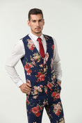 Bild in Galerie-Betrachter laden, Floral Unique Patterned Party 3 Piece Men Suits
