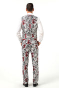 Cargar la imagen en la vista de la galería, Floral Unique Patterned Party 3 Piece Men Suits
