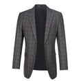 Bild in Galerie-Betrachter laden, Grey Plaid Men's 3 Piece Set for Party, Wedding and Business
