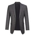 Charger l'image dans la visionneuse de la galerie, Grey Plaid Men's Blazer Set for Party, Wedding and Business
