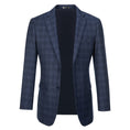 Gallery viewerに画像を読み込む, Navy Plaid Men's 3 Piece Set for Party, Wedding and Business
