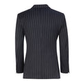 Load image into Gallery viewer, Navy Stripe Men's Double Breasted Blazer for Party, Wedding and Business
