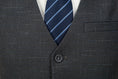 Gallery viewerに画像を読み込む, Grey Plaid Men's 3 Piece Slim Fit Suit for Party, Wedding and Business
