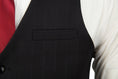 Cargar la imagen en la vista de la galería, Black Stripe Men's Vest for Party, Wedding and Business
