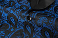 Cargar la imagen en la vista de la galería, Royal Blue Unique Patterned Men's Blazer for Party, Wedding and Business
