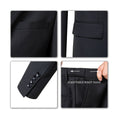 Load image into Gallery viewer, Black Two Button Wedding 3 Pieces Slim Fit Men Suits
