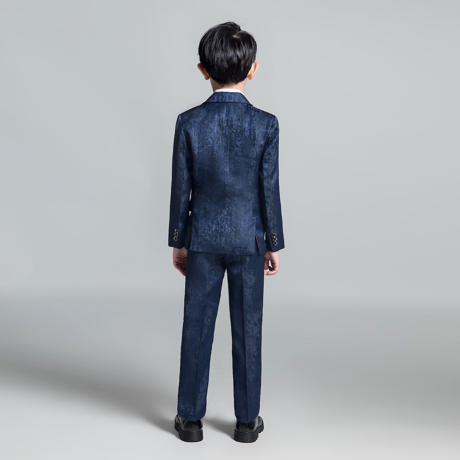 Unique Design Slim Fit Modern 5 Piece Boys Suits