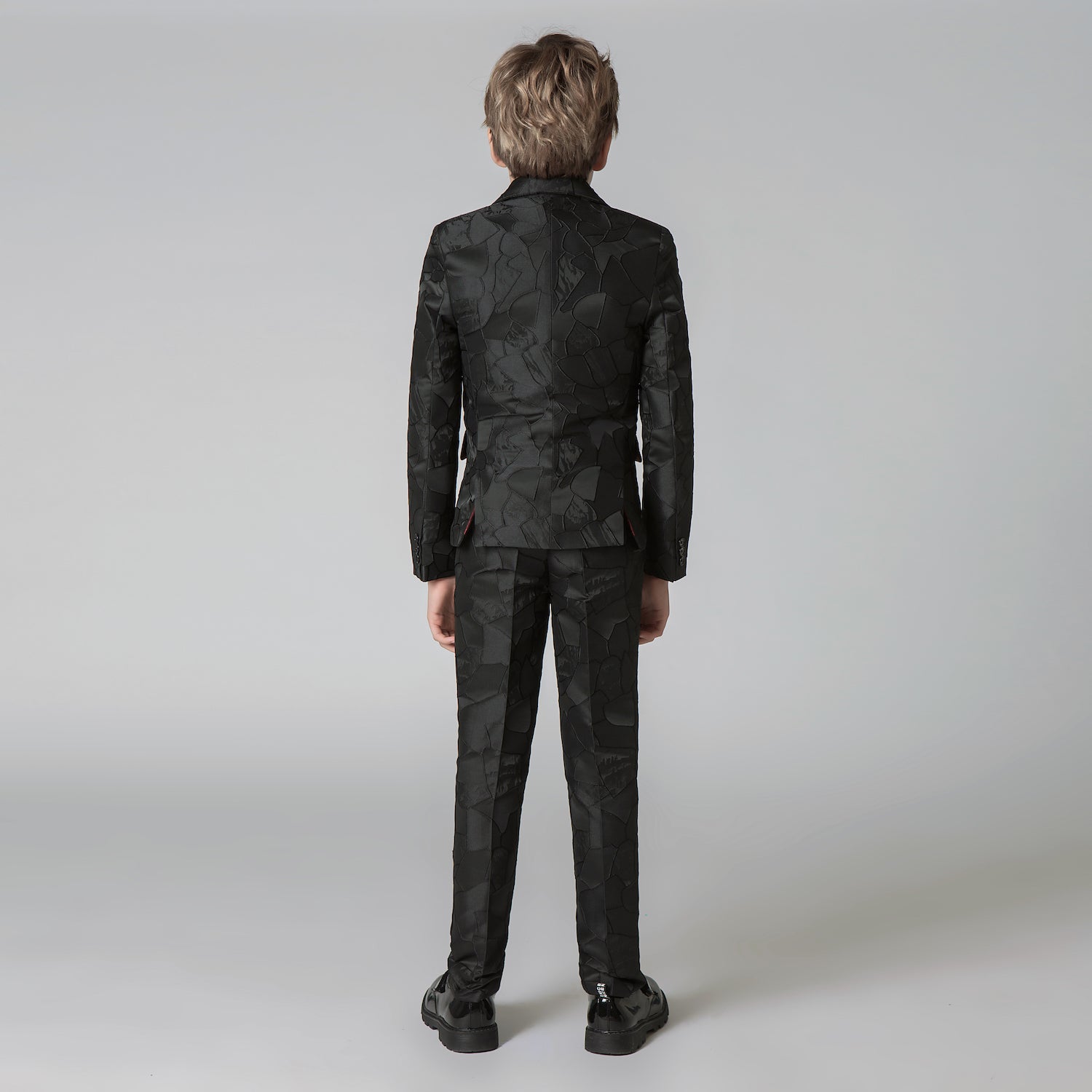 Unique Design Slim Fit Modern 5 Piece Boys Suits