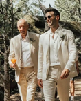 Bild in Galerie-Betrachter laden, Summer Casual  Beach Wedding  2 Piece Linen Men Suits
