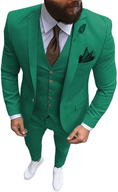 Cargar la imagen en la vista de la galería, Slim Fit One Button Formal Wedding Groomsmen Prom Tuxedo 3 Piece Suit Mens
