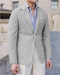 Load image into Gallery viewer, Light Summer Seersucker Leisure Men Jacket
