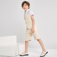 Bild in Galerie-Betrachter laden, Summer Boys Suit 4Pcs Shirt Vest Shorts Tie Set
