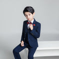 Cargar la imagen en la vista de la galería, Unique Design Slim Fit Modern 5 Piece Boys Suits
