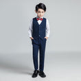 Cargar la imagen en la vista de la galería, Unique Design Slim Fit Modern 5 Piece Boys Suits
