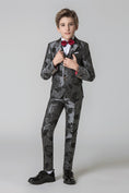 Cargar la imagen en la vista de la galería, Unique Design Slim Fit Modern 5 Piece Boys Suits
