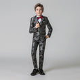 Cargar la imagen en la vista de la galería, Unique Design Slim Fit Modern 5 Piece Boys Suits
