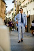 Charger l'image dans la visionneuse de la galerie, Seersucker Striped Blazer Pants 2 Piece Men's Summer Suit
