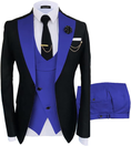 Cargar la imagen en la vista de la galería, Fashion Slim Fit Wedding Prom 3 Piece Mens Suits
