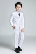 Bild in Galerie-Betrachter laden, White Tuxedo 5 Piece Boys Suits
