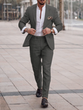 Gallery viewerに画像を読み込む, Men's Linen Suits Beach Wedding Summer Suits Single Breasted 2 Piece Suits 2024
