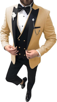 Charger l'image dans la visionneuse de la galerie, Wedding Tuxedo Dinner 3 Men Piece Suit
