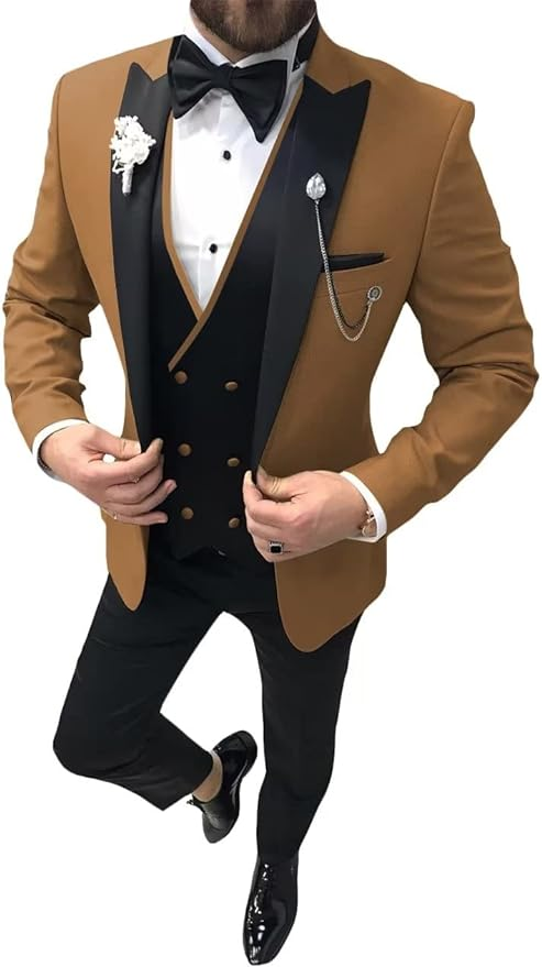 Wedding Tuxedo Dinner 3 Men Piece Suit