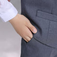 Cargar la imagen en la vista de la galería, Grey Formal Classic 5 Piece Boys Suits
