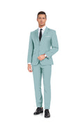 Bild in Galerie-Betrachter laden, Two Button Wedding 2 Pieces Men's Suits Jacket+Pants
