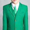 Cargar la imagen en la vista de la galería, Green Boys Formal Blazer, Hot Sale School Jacket
