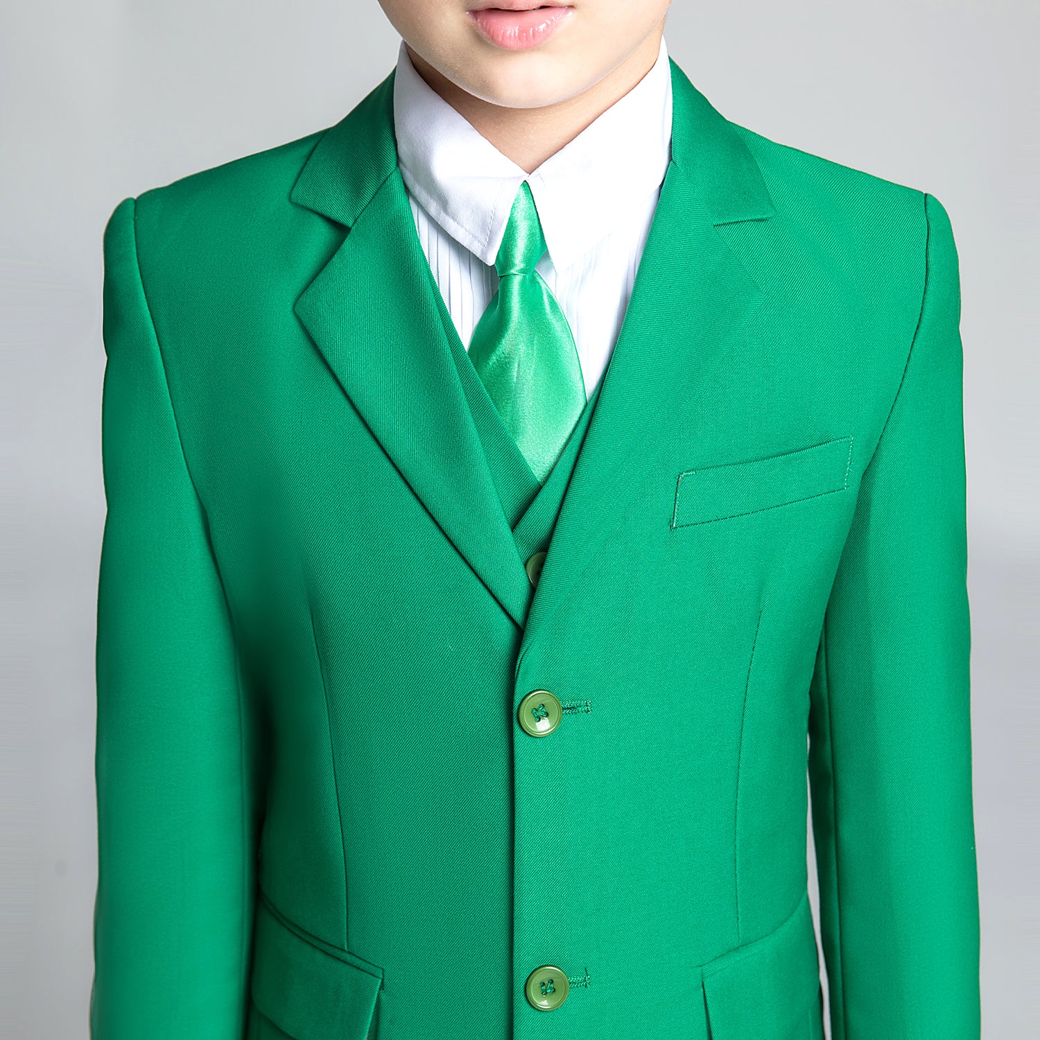 Green Boys Formal Blazer, Hot Sale School Jacket