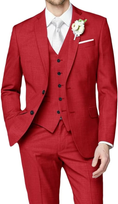 Cargar la imagen en la vista de la galería, Wedding Groomsmen Prom Business 3 Piece Men's Suit
