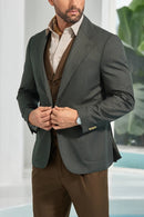 Designer Style New Men's Two Button Blazer