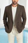 Gallery viewerに画像を読み込む, Designer Style New Men's Double Breasted Blazer
